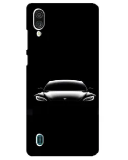 Чехол для ZTE Blade A51 Lite с картинкой «Фары Tesla Night»