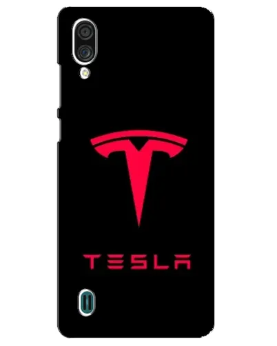 Чехол для ZTE Blade A51 Lite с картинкой «Tesla Red Logo»