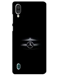 Чехол для ZTE Blade A51 Lite с картинкой «Mercedes — абстрактные линии»
