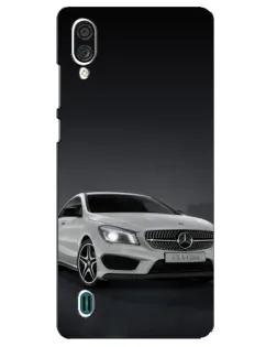 Чехол для ZTE Blade A51 Lite с картинкой «Mercedes AMG GT Silver»