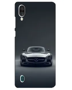 Чехол для ZTE Blade A51 Lite с картинкой «Mercedes на черном»