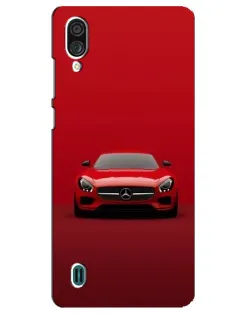 Чехол для ZTE Blade A51 Lite с картинкой «Красный Mercedes AMG»