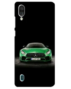Чехол для ZTE Blade A51 Lite с картинкой «Mercedes — неоновый лого»