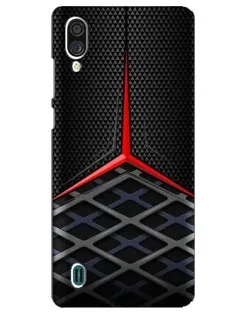 Чехол для ZTE Blade A51 Lite с картинкой «Mercedes Carbon Grid»