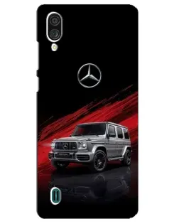 Чехол для ZTE Blade A51 Lite с картинкой «Mercedes G-Class красный»