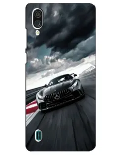 Чехол для ZTE Blade A51 Lite с картинкой «Гоночный Mercedes AMG»