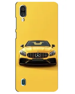 Чехол для ZTE Blade A51 Lite с картинкой «Желтый Mercedes GT»