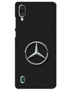 Чехол для ZTE Blade A51 Lite с картинкой «Карбоновый Mercedes стиль»