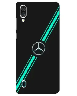 Чехол для ZTE Blade A51 Lite с картинкой «Спортивные линии Mercedes»