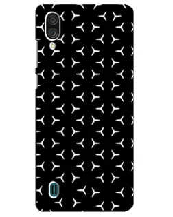 Чехол для ZTE Blade A51 Lite с картинкой «Mercedes паттерн звезд»