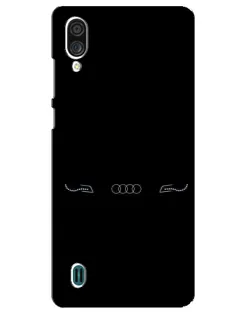 Чехол для ZTE Blade A51 Lite с картинкой «Audi — световой подпись»