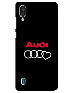 Чехол для ZTE Blade A51 Lite с картинкой «Логотип Audi Heart»