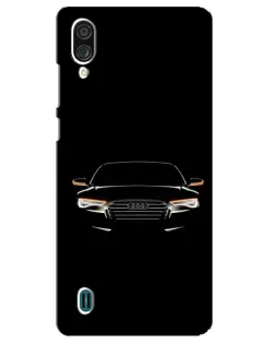 Чехол для ZTE Blade A51 Lite с картинкой «Audi — ночной контур»