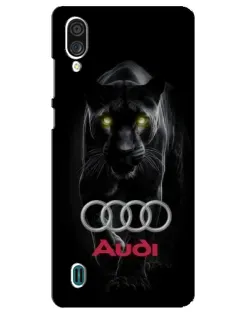Чехол для ZTE Blade A51 Lite с картинкой «Пантера и Audi»