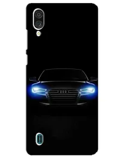 Чехол для ZTE Blade A51 Lite с картинкой «Audi в неоне»