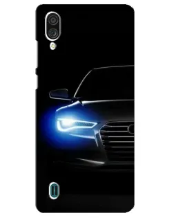 Чехол для ZTE Blade A51 Lite с картинкой «Неоновый взгляд Audi»