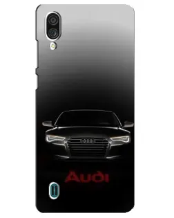 Чехол для ZTE Blade A51 Lite с картинкой «Audi — градиентный контур»
