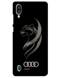 Чехол для ZTE Blade A51 Lite с картинкой «Графика — пантера и Audi»