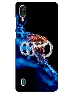 Чехол для ZTE Blade A51 Lite с картинкой «Энергия лого Audi»