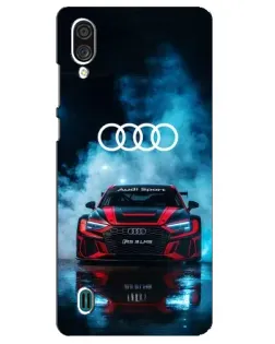 Чехол для ZTE Blade A51 Lite с картинкой «Audi Sport — неон»