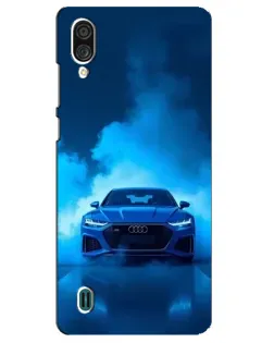 Чехол для ZTE Blade A51 Lite с картинкой «Audi — голубая энергия»