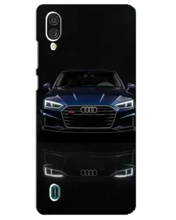 Чехол для ZTE Blade A51 Lite с картинкой «Audi — ночное отражение»