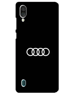 Чехол для ZTE Blade A51 Lite с картинкой «Audi White Logo»