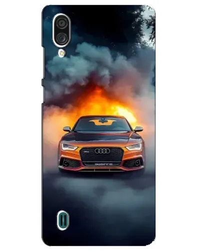 Чехол для ZTE Blade A51 Lite с картинкой «Audi в огненном дыму» Чехол для ZTE Blade A51 Lite с картинкой «Audi в огненном дыму»