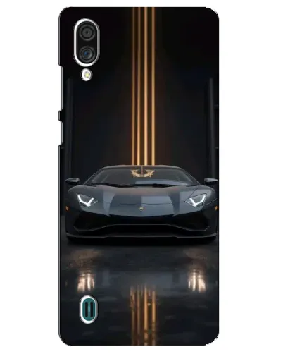 Чехол для ZTE Blade A51 Lite с картинкой «Lamborghini золотые линии»