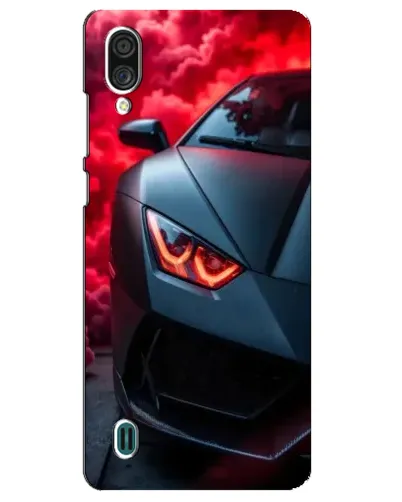 Чехол для ZTE Blade A51 Lite с картинкой «Lamborghini красное сияние»