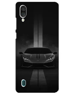 Чехол для ZTE Blade A51 Lite с картинкой «Lamborghini симметрия дорог»
