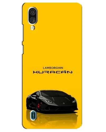 Чехол для ZTE Blade A51 Lite с картинкой «Lamborghini Huracan черный»