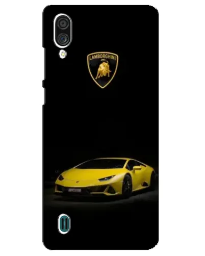 Чехол для ZTE Blade A51 Lite с картинкой «Lamborghini желтый акцент»