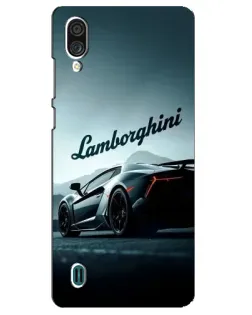 Чехол для ZTE Blade A51 Lite с картинкой «Классическая надпись Lamborghini»
