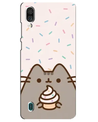 Чехол для ZTE Blade A51 Lite с картинкой «Пушин с кексом»