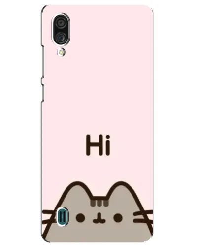 Чехол для ZTE Blade A51 Lite с картинкой «Пушин говорит Hi»