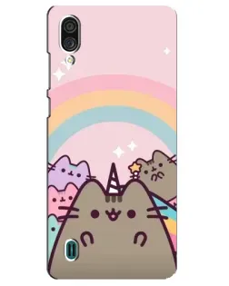 Чехол для ZTE Blade A51 Lite с картинкой «Единорог Pusheen»