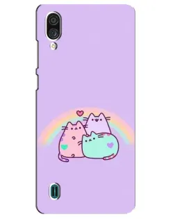 Чехол для ZTE Blade A51 Lite с картинкой «Радужные Пушины»