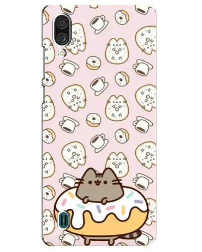 Чехол для ZTE Blade A51 Lite с картинкой «Пушин на пончике»
