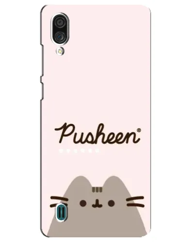 Чехол для ZTE Blade A51 Lite с картинкой «Pusheen логотип»