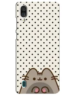 Чехол для ZTE Blade A51 Lite с картинкой «Пушин в горошек»