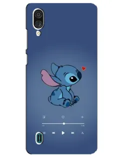 Чехол для ZTE Blade A51 Lite с картинкой «Музыкальный Stitch»