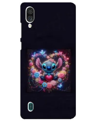 Чехол для ZTE Blade A51 Lite с картинкой «Stitch в цветах» Чехол для ZTE Blade A51 Lite с картинкой «Stitch в цветах»