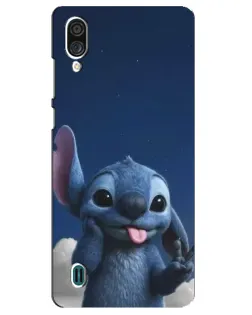 Чехол для ZTE Blade A51 Lite с картинкой «Стич в облаках»