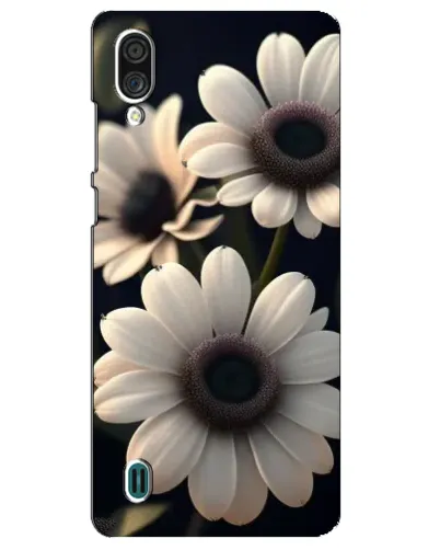 Чехол для ZTE Blade A51 Lite с картинкой «Белые маргаритки макро»