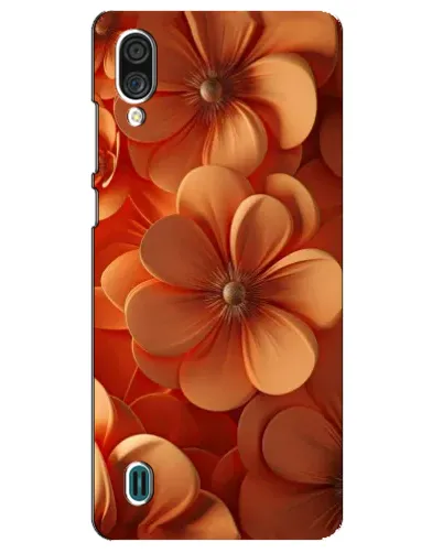 Чехол для ZTE Blade A51 Lite с картинкой «Оранжевый макро цветок»