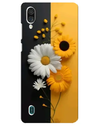 Чехол для ZTE Blade A51 Lite с картинкой «Подсолнух и ромашка»