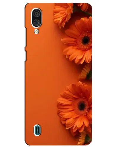 Чехол для ZTE Blade A51 Lite с картинкой «Оранжевые герберы»