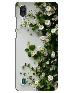 Чехол для ZTE Blade A51 Lite с картинкой «Ветка мелких белых цветов» Чехол для ZTE Blade A51 Lite с картинкой «Ветка мелких белых цветов»