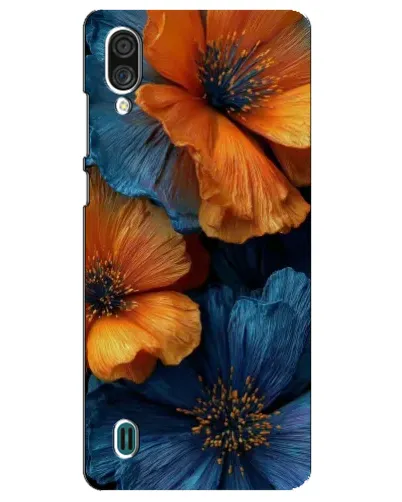 Чехол для ZTE Blade A51 Lite с картинкой «Яркая сине-оранжевая флора» Чехол для ZTE Blade A51 Lite с картинкой «Яркая сине-оранжевая флора»